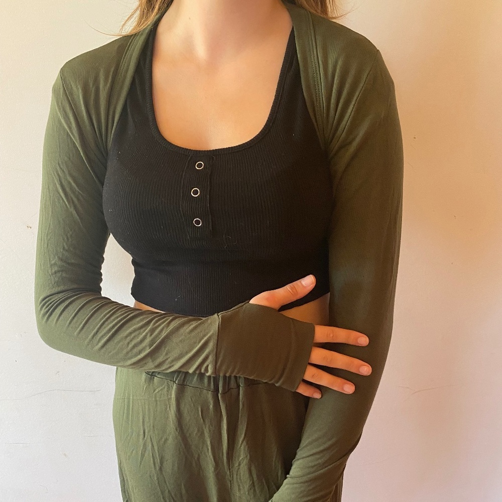 O/S just sleeves top